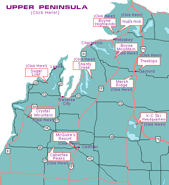 Northern Michigan Map